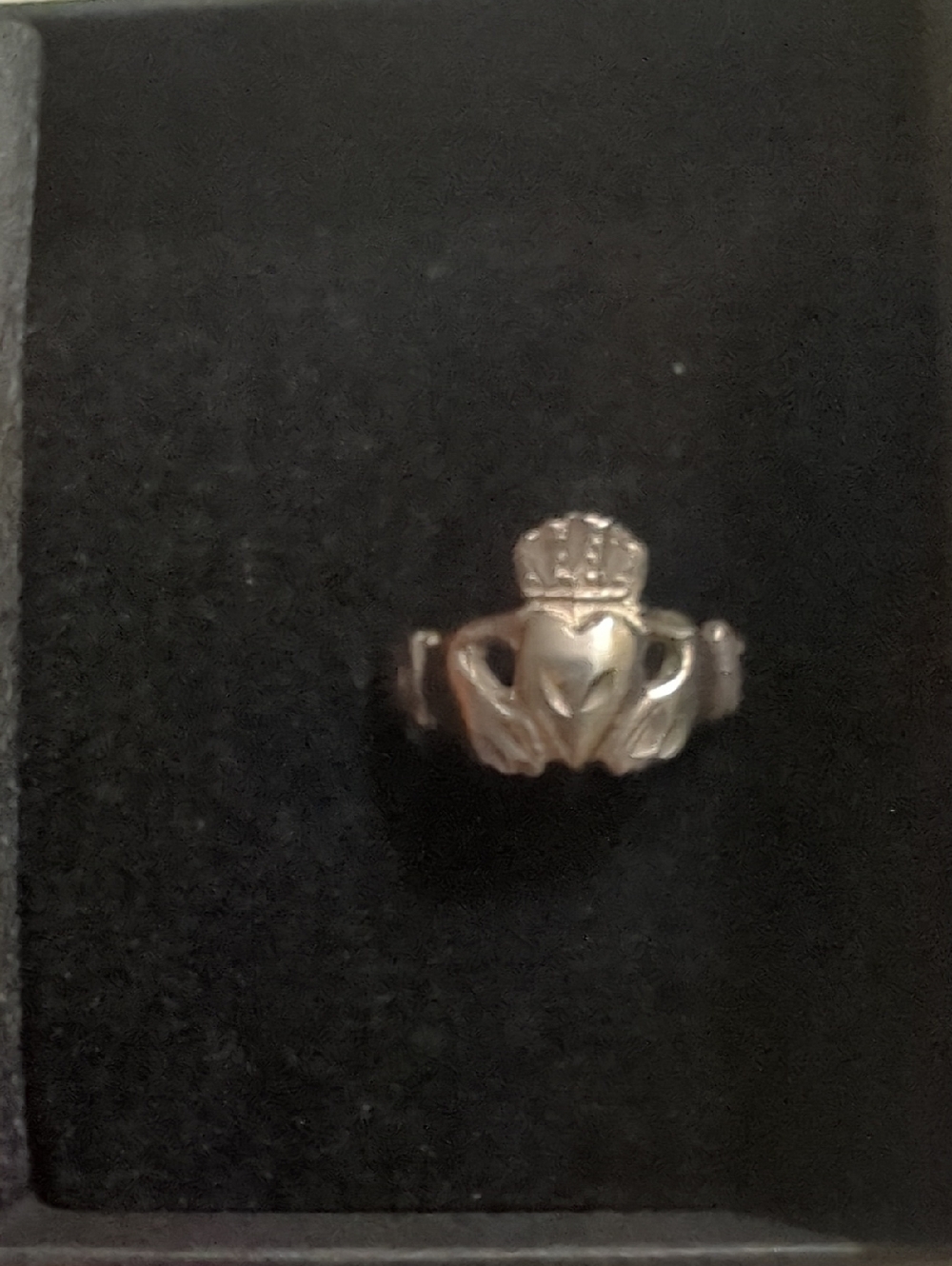 Silver Claddagh Ring with Crown and Heart - Women Jewelry Ring